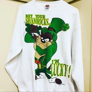 vintage 1997 Looney Tunes Tultex large sweatshirt